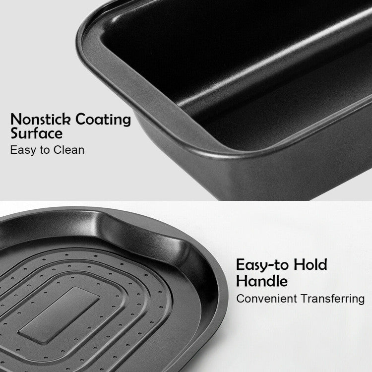 10 Pcs Nonstick Bakeware Set Oven Baking Roasting Cake Pans