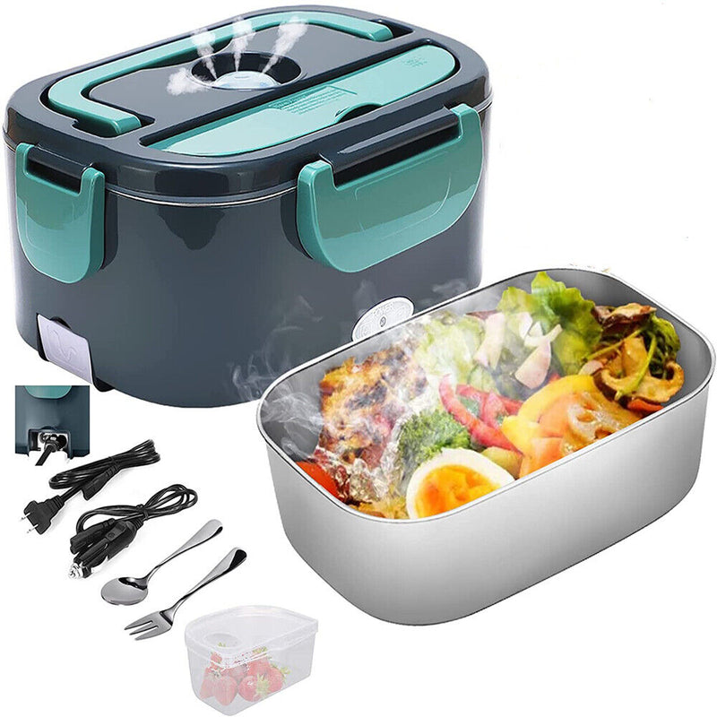 110V Electric Heating Lunch Box Portable Food Warmer Container