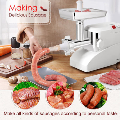 2000W Electric Meat Grinder Mincer Chopper with Cutting Accessories