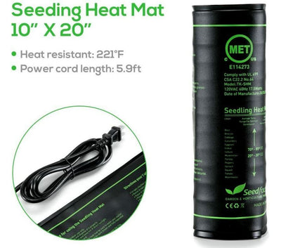 Seed Heat Mat for Germination Propagation, Seedling Heating Pad for Plants