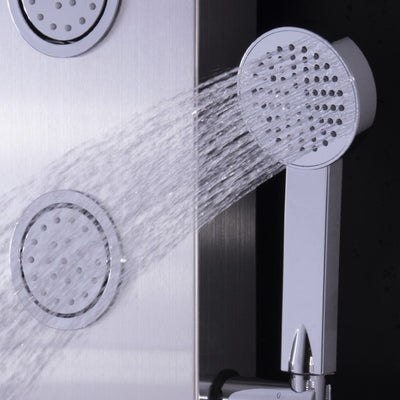 Shower Panel Rainfall Jet System Stainless Steel Tower with Massage Handheld Sprayer