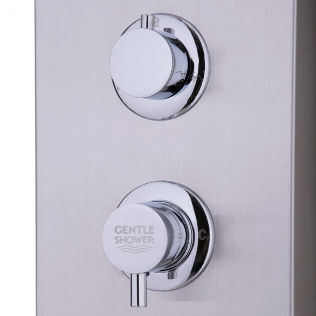 Shower Panel Rainfall Jet System Stainless Steel Tower with Massage Handheld Sprayer