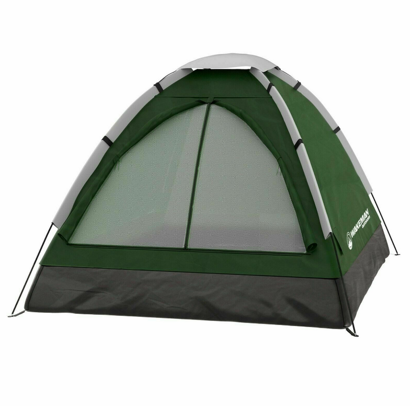 2 Person Camping Tent Green Pop Up Tent for Kids Adult Outdoor Survival Camping Small 2 Person Tents