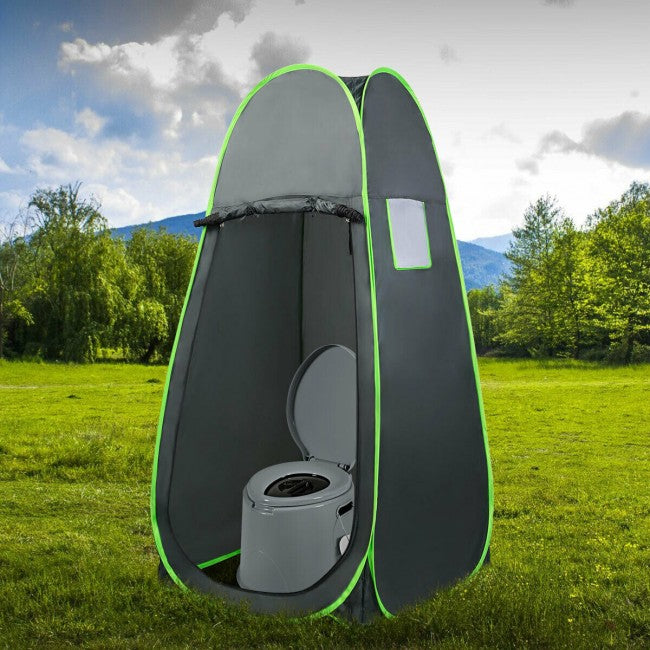 Portable Travel Camping Toilet with Paper Holder for Indoor and Outdoor