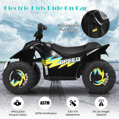 6V Kids Electric Ride On Toy 4 Wheels ATV Riding