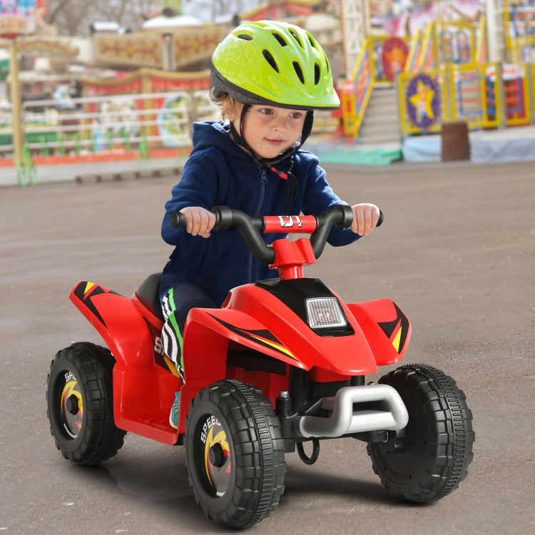 6V Kids Electric Ride On Toy 4 Wheels ATV Riding