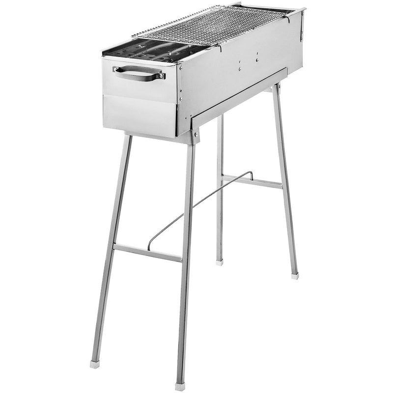 Portable BBQ Grill Stainless Steel Charcoal Camp Grill
