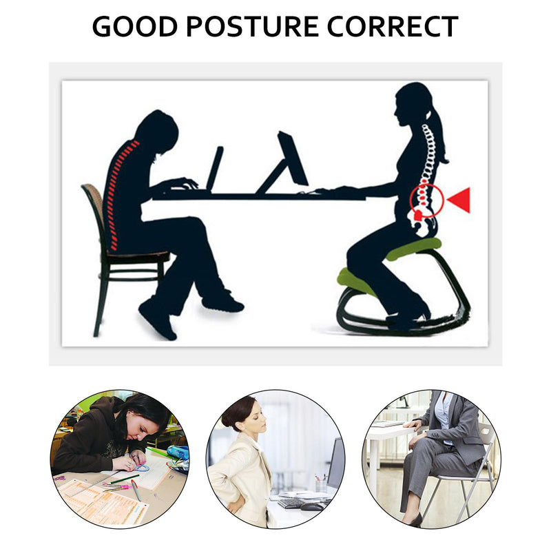 Ergonomic Wooden Kneeling Chair Strengthen Muscles Relieve Fatigue Furniture
