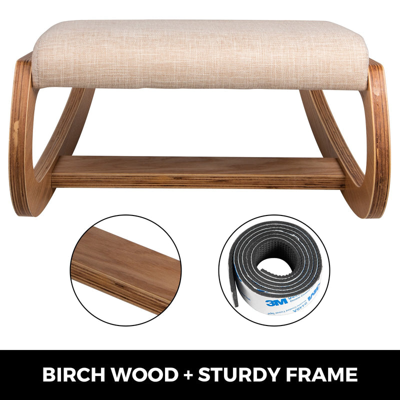 Ergonomic Wooden Kneeling Chair Strengthen Muscles Relieve Fatigue Furniture