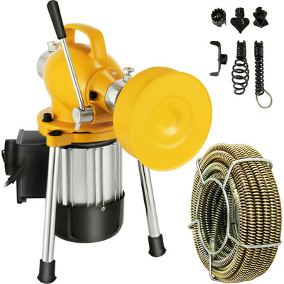 400W Drain Cleaner Unclogger Machine Sectional Drain Auger Cleaning Machine