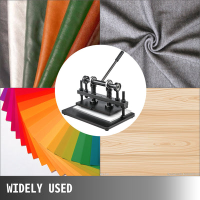 Leather Cutting Machine Manual Die Cutter 360x220mm Leather Embossing Machine