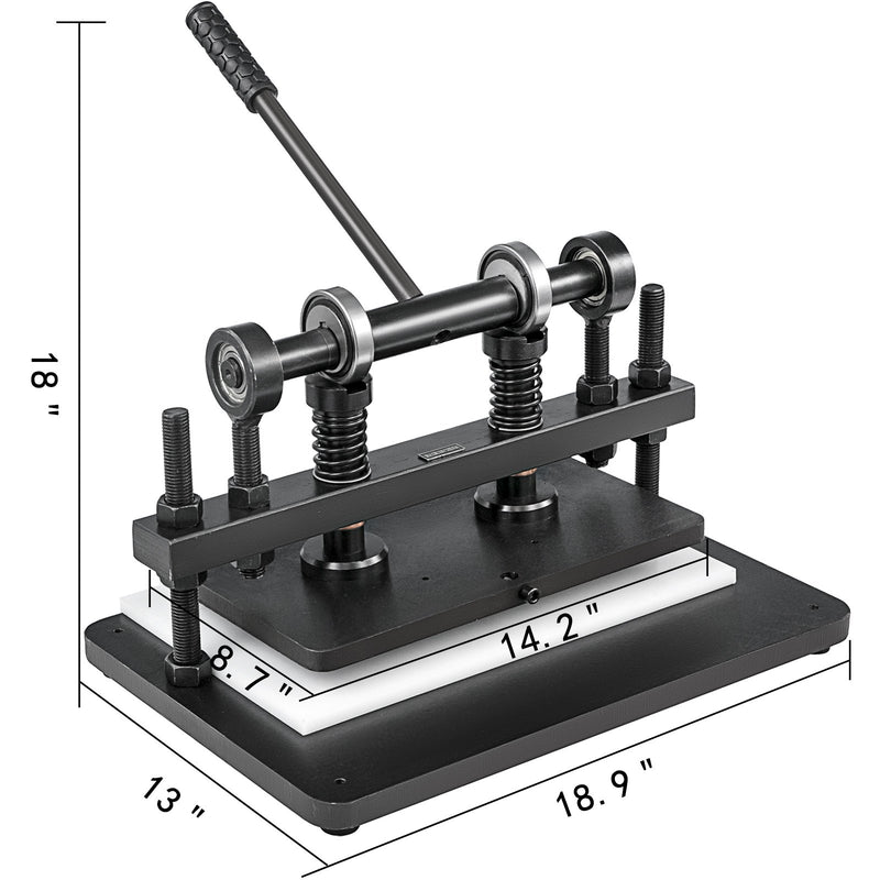 Leather Cutting Machine Manual Die Cutter 360x220mm Leather Embossing Machine