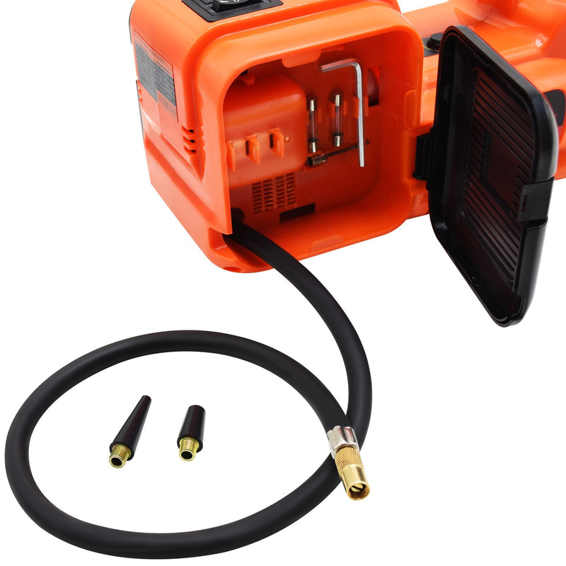 Electric Car Jack Automatic Car Jack 12V DC 5T with Tire Inflator Pump and LED Flashlight
