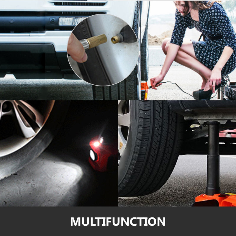 Electric Car Jack Automatic Car Jack 12V DC 5T with Tire Inflator Pump and LED Flashlight