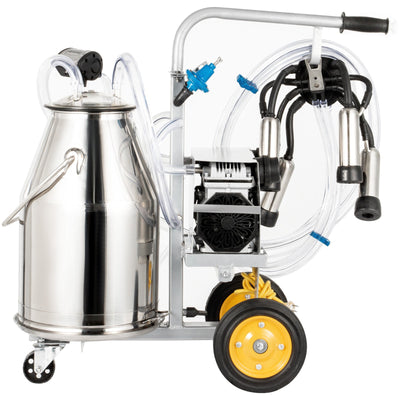 25L Electric Cow Goat Milker Suction, Milking Machine for Cows