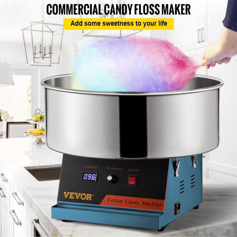 Commercial Cotton Candy Machine Sugar Floss Maker 19.7&