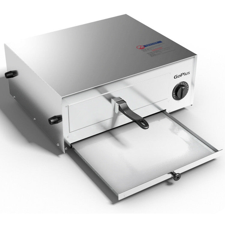 120V Kitchen Commercial Pizza Oven Stainless Steel Pan