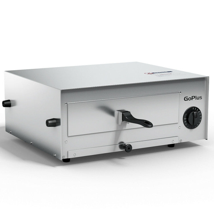 120V Kitchen Commercial Pizza Oven Stainless Steel Pan