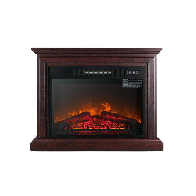 Electric Fireplace Firebox Insert, Infrared Flame Heater Freestanding 1400W